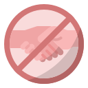 Coronavirus,Covid19,Prohibited,Stop shaking hands,Virus transmission